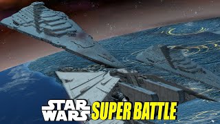 Pellaeon Star Destroyer A vs Titan Battlecruiser  Star Wars [upl. by Leiram]