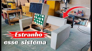 SOFÁ RETRÁTIL com custo de FABRICAÇÃO MAIS BARATO [upl. by Aneelehs]