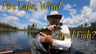 BWCA 2024 Back in the Wilderness Part 2 Fire Lake Wind and Fish [upl. by Ebbie]