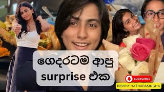 ගෙදරටම ආව surprise එක  family vlog  සිංහල vlog  Rishhy H [upl. by Barn]