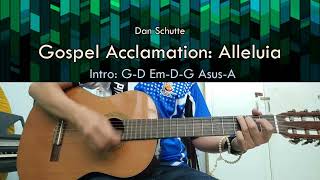 Alleluia  Dan Schutte  Guitar Chords [upl. by Nierman]