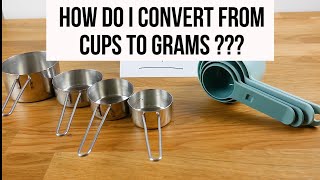 How many grams are in one cup  Baking conversion 101 Episode 1 [upl. by Finah515]