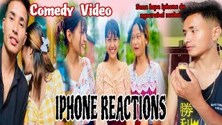 IPHONE REACTION  comedy video Sana lupada ngwrubei mahei childcouple1798 Twosisterlover [upl. by Liliane]