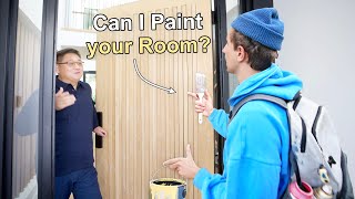 Asking Millionaires to Paint THEIR Bedroom… [upl. by Yard]