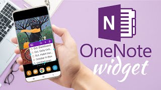 OneNote Widget for Android Phones [upl. by Abbot]