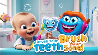 quotBrush Your Teeth Song for Kids with Cute Baby  and other popular nursery Rhyme and Animation [upl. by Strauss]