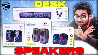 Top 4 LaptopDesktop RGB Speakers Under ₹1000 Ft Zebronics [upl. by Fredel]