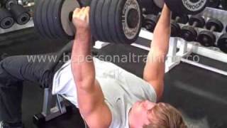 Neutral Grip Dumbbell Bench Press [upl. by Ahsilef]