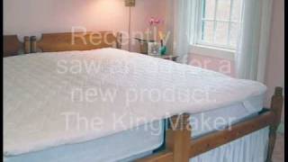 The Sleep Shop Tests the King Maker Twin Bed Coupler [upl. by Ayra]