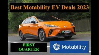 Best Motability EV Deals 2023 1st Quarter [upl. by Martelli]