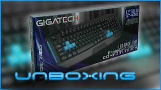 Gigatech GT430L Keyboard  Unboxing wGI [upl. by Suiradel]