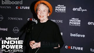 Laurie Anderson Accepts the Artist Indie Icon Award  Billboard Indie Power Players 2024 [upl. by Emmuela]