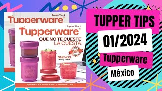 TUPPER TIPS 012024 TUPPERWARE MÉXICO [upl. by Magee]