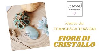 FIORE DI CRISTALLO realizzato ad uncinetto [upl. by Stasny]