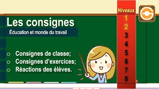 FLE  Francisation niveau 2  Les consignes [upl. by Eanehs860]