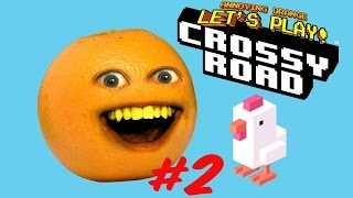 Annoying Orange plays Crossy Road 2 Get your GOAT [upl. by Olwen]