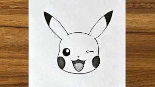 How to draw Pikachu  Beginners drawing tutorials step by step  easy drawings step by step [upl. by Noiemad]