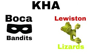 KHA Official Game Boca Bandits vs Lewiston Lizards screamathon day 24 [upl. by Aneeuq]