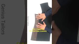 Silk Fabric and Fusing Cutting Guide for Nehru Jacket [upl. by Barmen]