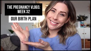 Our Birth Plan  Pregnancy Vlog Week 32  Planned C Section UK  Elective Caesarean Section NHS [upl. by Pavyer]