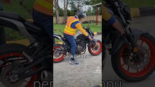 AMIK LESEN B FULL  KPP02 RSM YAMAHA MT07 [upl. by Sadira419]