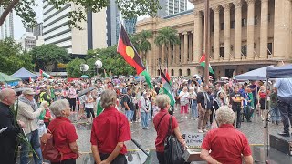 Cameron Leckie speaking at Palm Sunday Rally to stop genocide in Gaza [upl. by Cathryn]