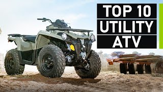 Top 10 Best Utility ATVs  Top Quad Bikes [upl. by Cupo54]