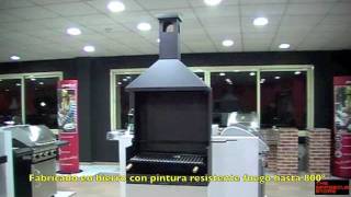 Cajon Barbacoa con Chimenea Imex El Zorro [upl. by Hanej247]