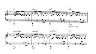 Harmonic Analysis of Prelude in C minor BWV 999 by Johann Sebastian Bach [upl. by Adalard]