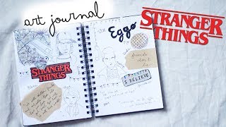 ART JOURNAL  STRANGER THINGS [upl. by Lionello]