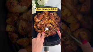 Almuerzo en pocos minutos en una air fryer cooking recetasairfryer recetas airfryer like [upl. by Nie]