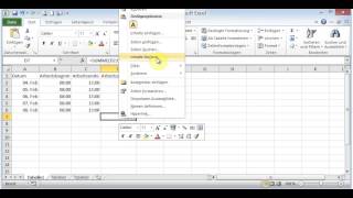 Excel 2010  Mehr als 24 Stunden mit Excel berechnenflv [upl. by Icart463]