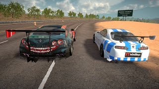 too fast  supra mk4 vs gtr r35  drive zone online [upl. by Ignatius]