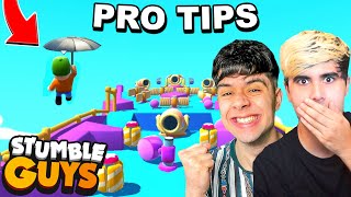 🏆 INACHETE me enseña los MEJORES PRO TIPS de STUMBLE GUYS [upl. by Amisoc]