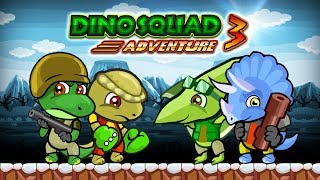 Dinosquad 3 Adventure Walkthrough  2 PLAYER PLATFORM PUZZLE [upl. by Guss564]