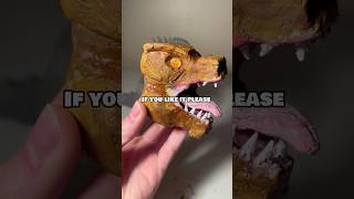 Painting my Godzilla clay project [upl. by Whittemore]