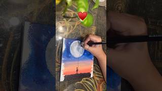 Anything for love ♥️ love art painting shortsvideo acrylicpainting newsong viralshorts [upl. by Anailli]