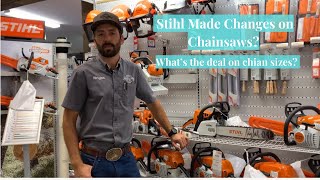 Stihls Changes Chain Size on Midsize Chainsaws How to Figure out the Correct Chain Size You Need [upl. by Jennette940]