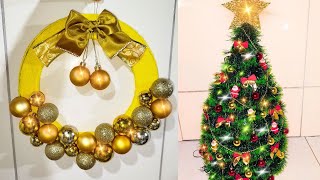 2 Ideias para decorar sua casa nesse natal Tutoriais de natal Árvore de natal e Guirlanda [upl. by Alisander]