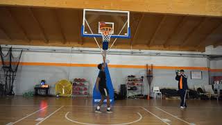 Baumholder Varsity Basketball Offseason Training With Dunking Clips [upl. by Michal]