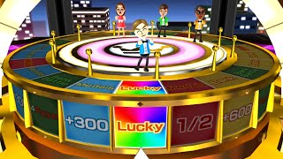 Wii Party Playing LUCKY Game Mode SpinOff [upl. by Ylelhsa]