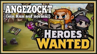 Einblick nach 25 h Heroes Wanted Gameplay Lets Play Test Critic Steam angezockt Card Cardgame [upl. by Ylahtan52]