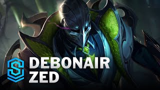 Debonair Zed Skin Spotlight  League of Legends [upl. by Dorette]