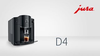 JURA D4 Piano Black  Kaffeevollautomat  Fully automatic coffee machine [upl. by Blondie]