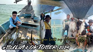 Hasil Mancing di rumpon ms merry rbt di bulan OKTOBER 2024 FishingDemak [upl. by Eadie]