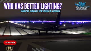 MSFS 2024 vs MSFS 2020 Who has better Night Lighting [upl. by Lowis]