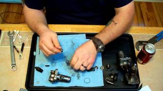 Bosch PFR type diesel injection pump teardown [upl. by Aradnahc461]