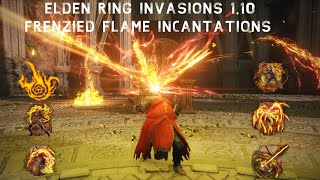 Elden Ring PvP Invasions 110  Frenzied Flame Incantations Madness Faith build [upl. by Anahc188]