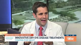 Dr De Rojas Discusses Advanced Dry Eye Diagnosis amp Treatment on Suncoast View  Center For Sight [upl. by Ayrotal]