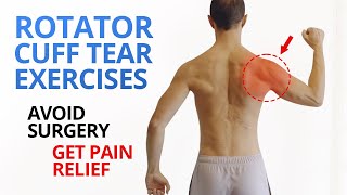 3 Keys to Rehab a Rotator Cuff Tear amp AVOID Surgery UNIQUE EXERCISES [upl. by Aicenat812]